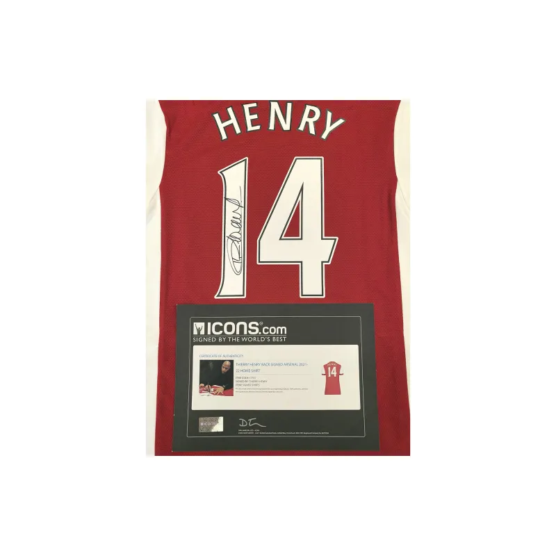 Huayitaojin Arsenal Fan Edition Jersey Officially Signed Company Certificate With Icons-3