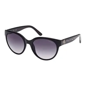 GUESS Acetate Injection Oval Sunglasses Women's Black