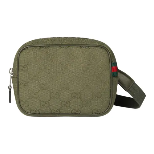 GUCCI Canvas Bag, Shoulder Bag Mini Men's Green