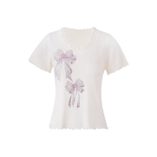 TCH Crop Tops Women's Beige