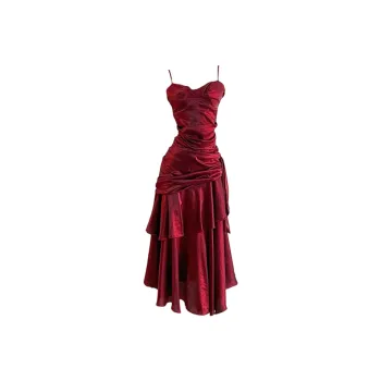 COVER TIME Slip Dresses Women's Red