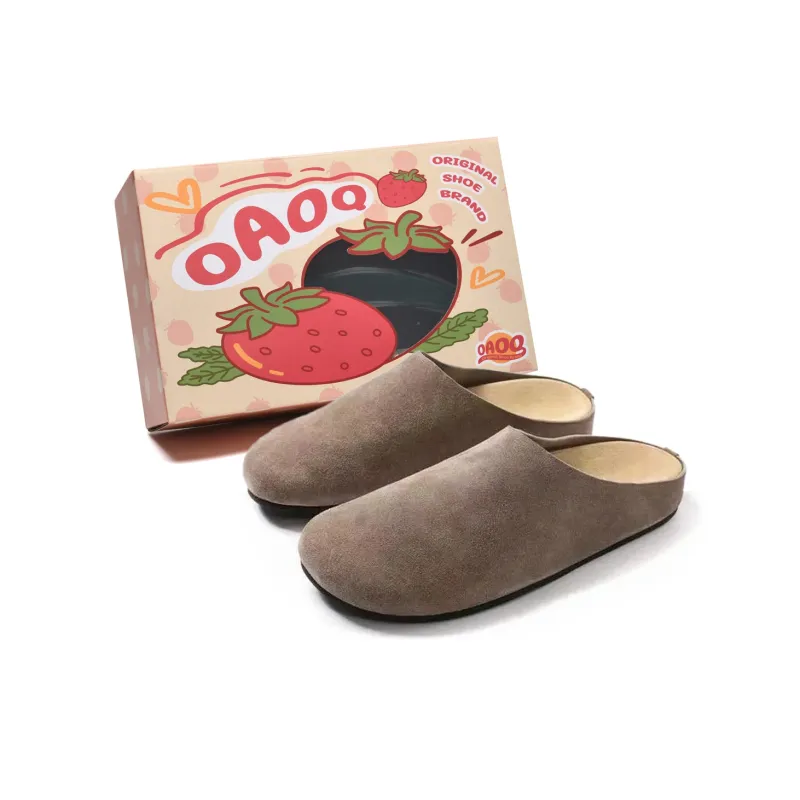 OAOQ Quiet Abrasion Resistant Slip Resistant Closed Toe Slippers Unisex-4