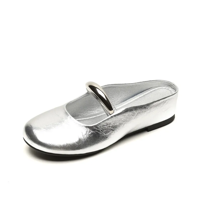 Lanza Rubber Sole Abrasion Resistant Slip Resistant Closed Toe Slippers Women's-5