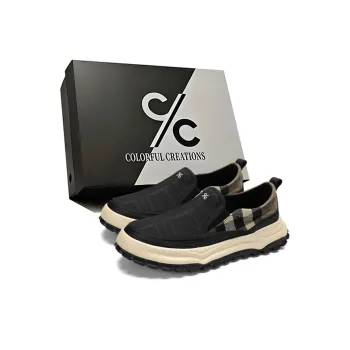 Colorful Creations Casual Shoes Men Low Top Black