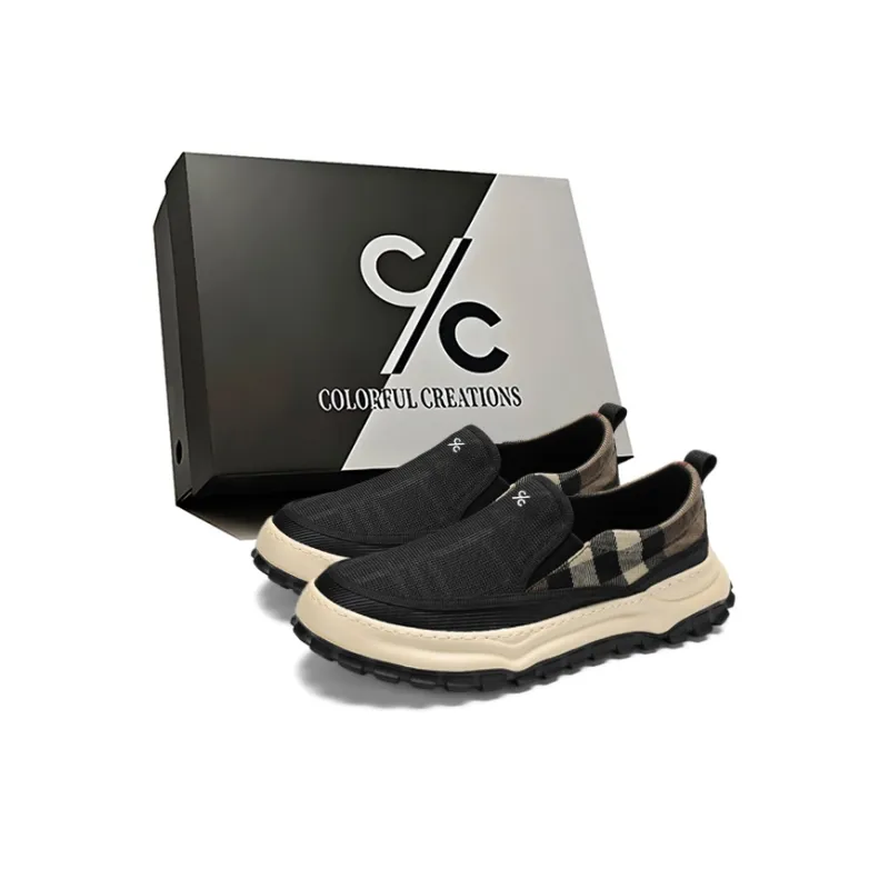 Colorful Creations Casual Shoes Men Low Top Black-0