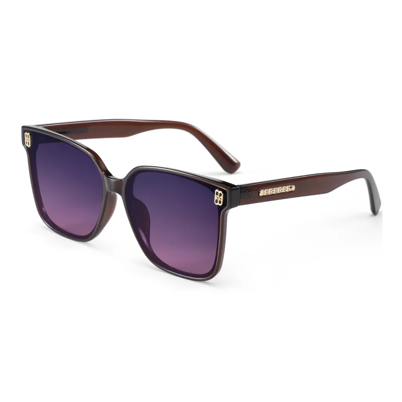 COLORE.IN TR/Memory Plastic Square Sunglasses Women's-7