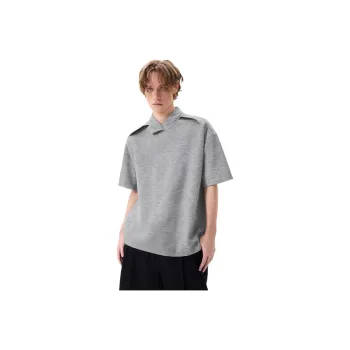 SOCKKEY Polo Shirts Unisex Gray