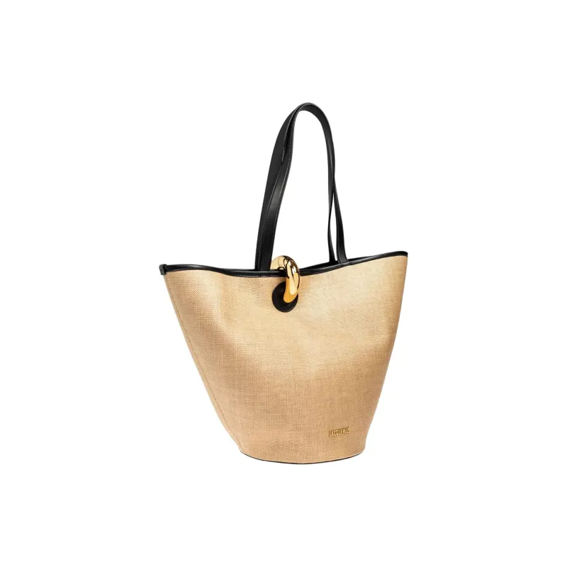Jacquemus Polyamide Tote Bag, Shopping Bag, Shoulder Bag Women's Beige-1