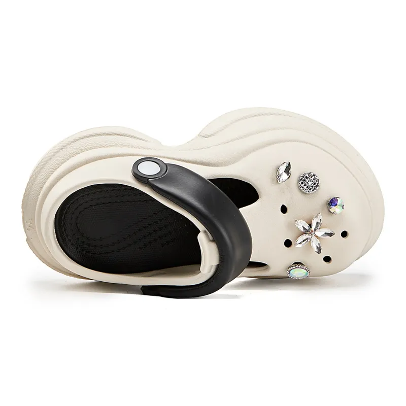 La Chapelle Closed Toe Mesh Slippers-17