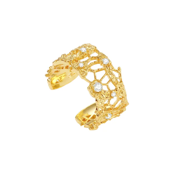 OOAK S925 Silver Fashion Versatile Ring Women's-14