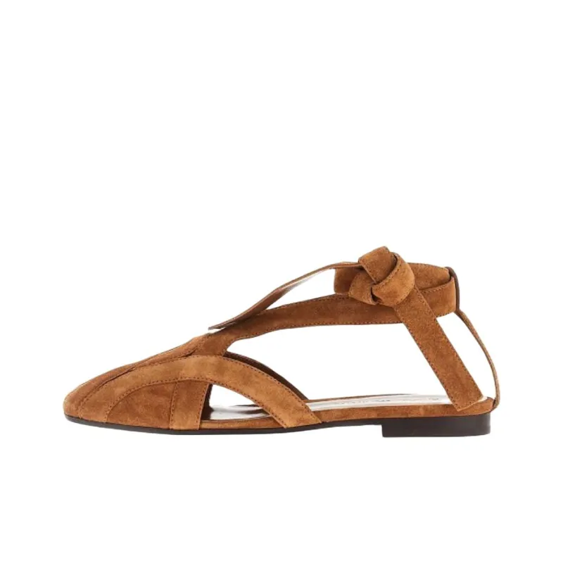 EMPORIO ARMANI One Strap Sandals Women's Brown-0