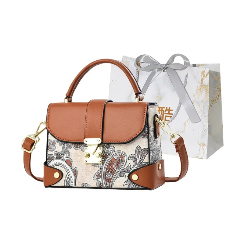Cool Fabric Handbag Women's Multicolor-2