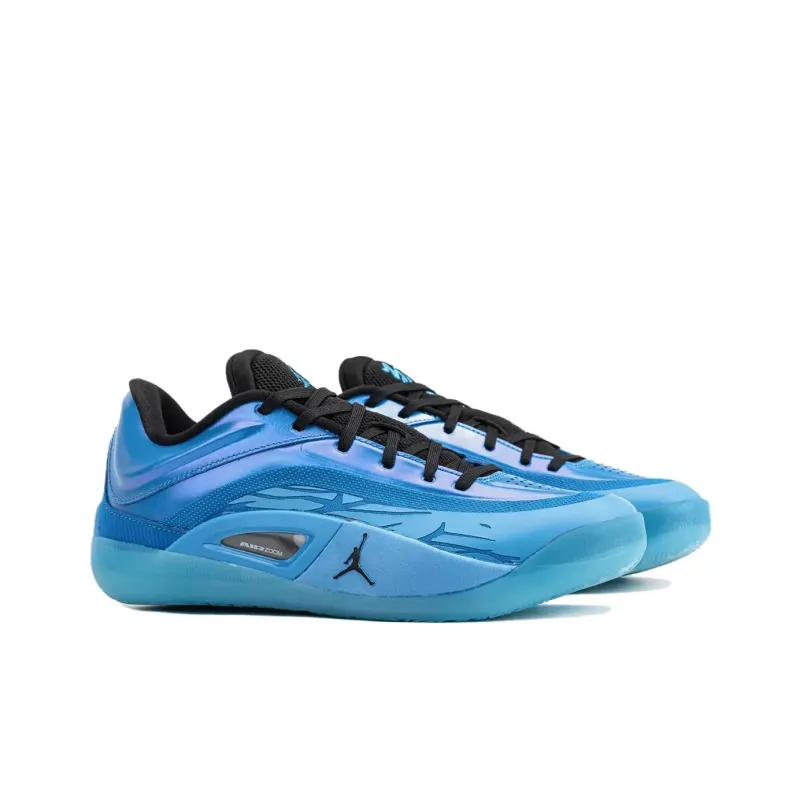 Jordan Zion 4 Low Top Basketball Shoes Men's Blue-2