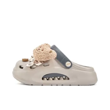 DAPHNE Clogs Women's Khaki Gray Blue