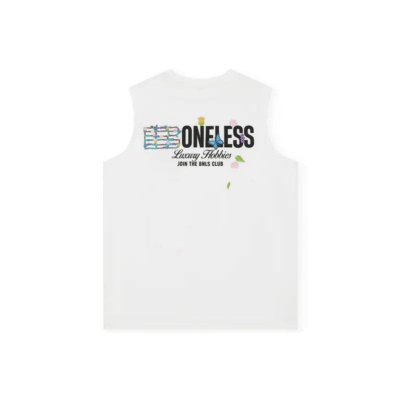 BONELESS Tank Tops Unisex White-0