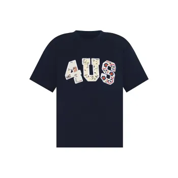 FORUYES T Shirts Women's Navy Blue