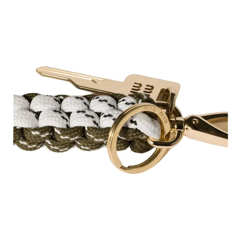 MIU MIU Polyester Bag Accessory Unisex White-1