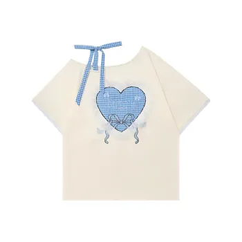 DOKZB T Shirts Women's Cream Apricot