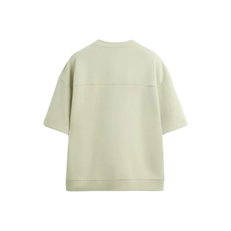 ZARA Sweatshirts Men Light Green-1