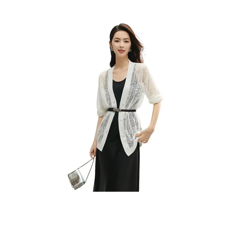 Late White Knitwear Women's Ecru-0