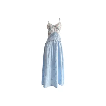 COVER TIME Slip Dresses Women's Blue