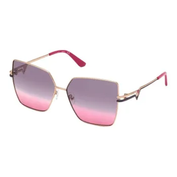 GUESS Metal Butterfly Sunglasses Women's Gold
