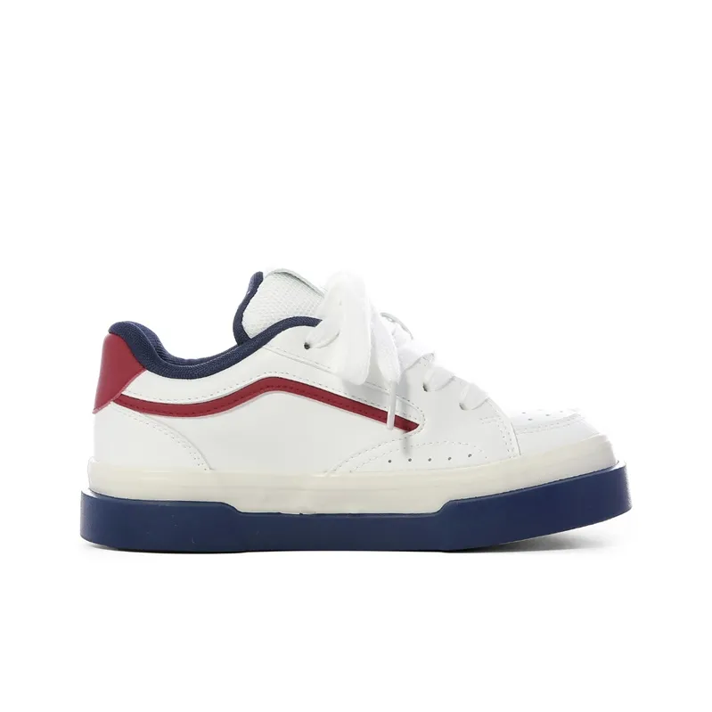 The New Age Family Low Top Skateboard Shoes Women's Red Blue-2