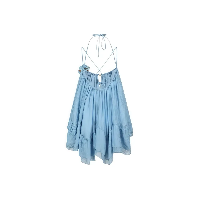 KYKW Slip Dresses Women's Blue-1