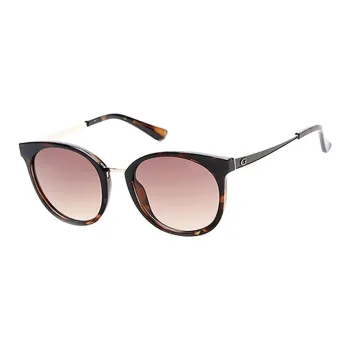 GUESS Round Sunglasses Women's Tortoiseshell