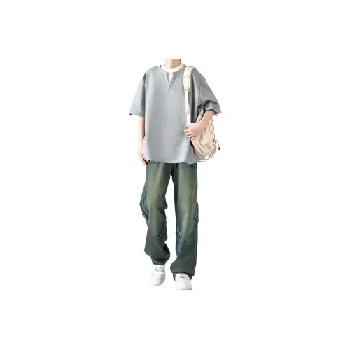 Dobby Mesh Frill Detail Smock Dress