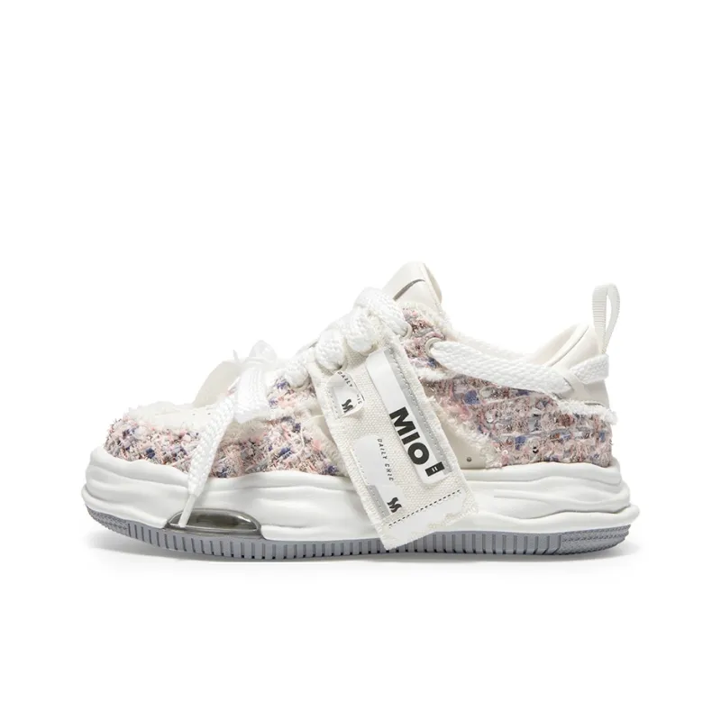 MIO Low Top Skateboard Shoes Women's Apricot/Multicolor-1