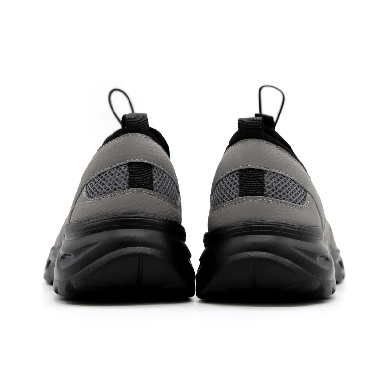 Satchi Slip Resistant, Abrasion Resistant, Breathable Low Top Casual Shoes Men's Gray-5