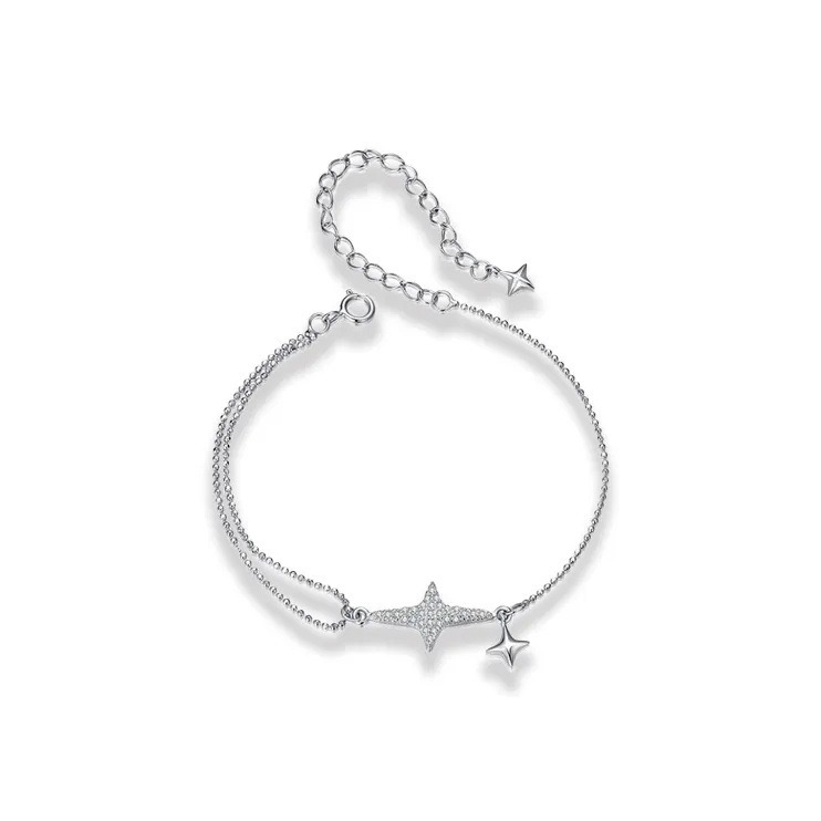 Datang Guoding S925 Silver Bracelets Women's-0
