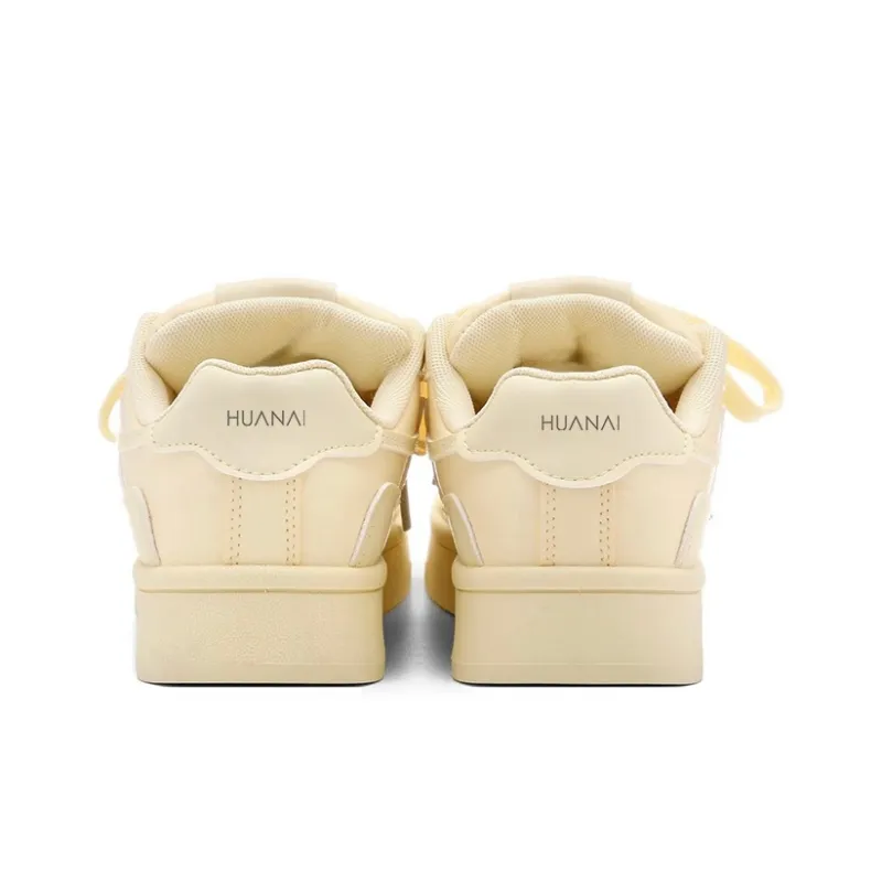HUANAI Abrasion Resistant Slip Resistant Breathable Lightweight Low Top Skateboard Shoes Women's-19