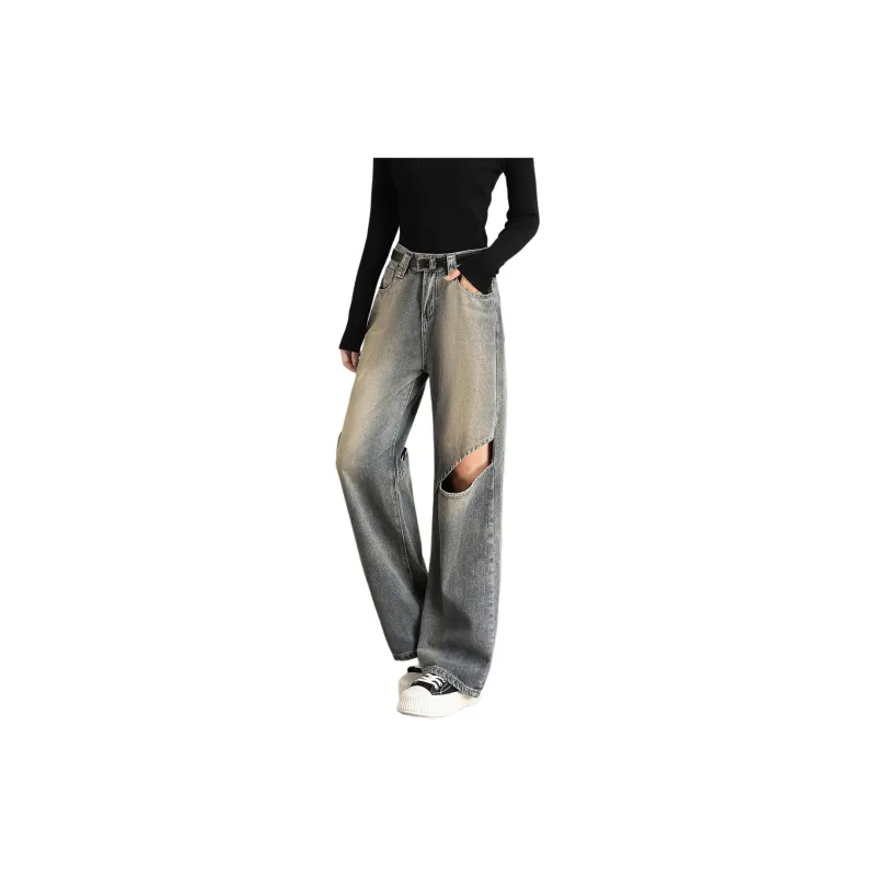FAWENXIANGZI Jeans Women's Blue-0