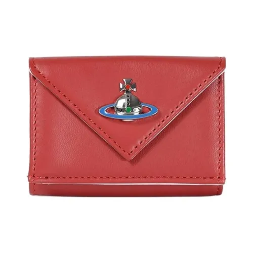 Vivienne Westwood Nappa Leather Wallet Women's Red