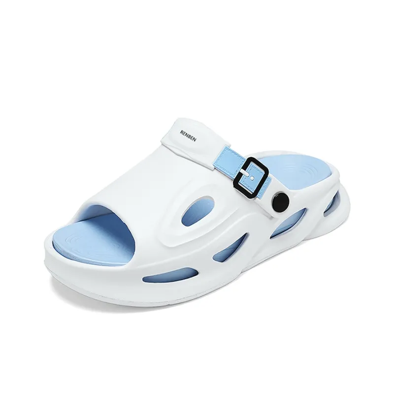 RENBEN Slip Resistant Abrasion Resistant Odor Resistant Slide Slippers Men's-1