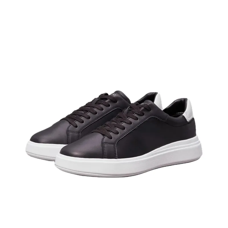 CALVIN KLEIN Low Top Skateboard Shoes Men's Black-2