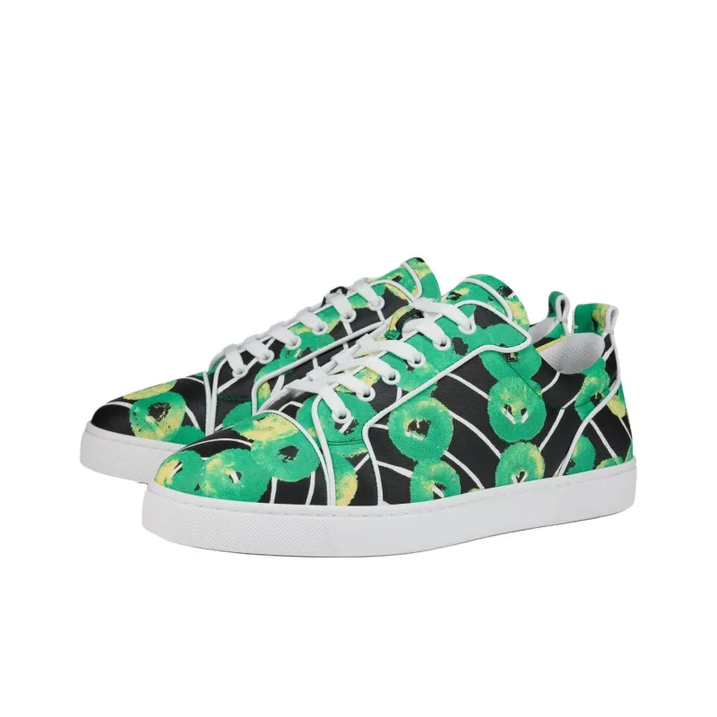 CL Louis Junior Low Top Skateboard Shoes Men's Green-2