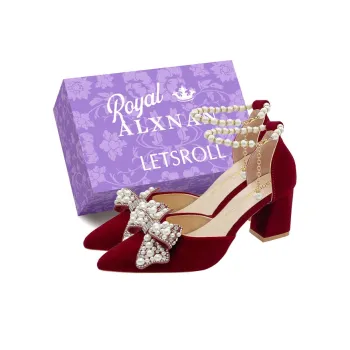 Alxnan Chunky Heel High Heels Women's