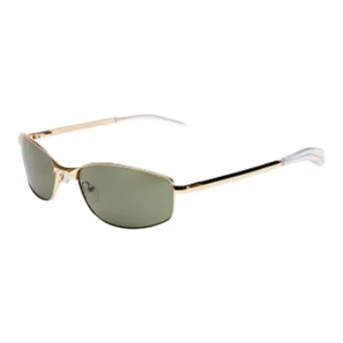 Le Specs Metal Irregular Shape Sunglasses Women's Gold