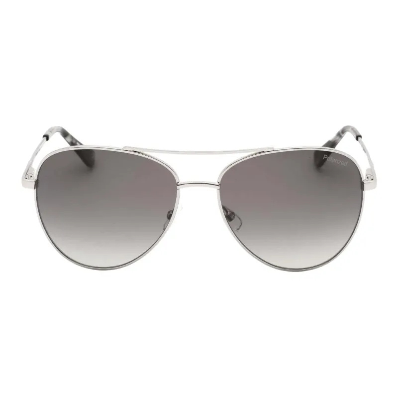 BANANA REPUBLIC Metal Aviator Sunglasses Women's Silver-1