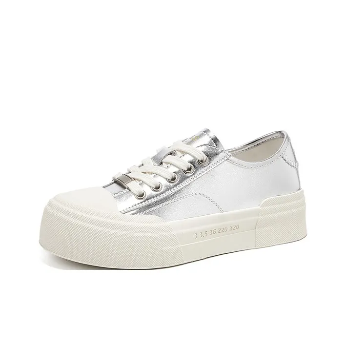 ST&SAT Slip Resistant Low Top Skateboard Shoes Women's-4