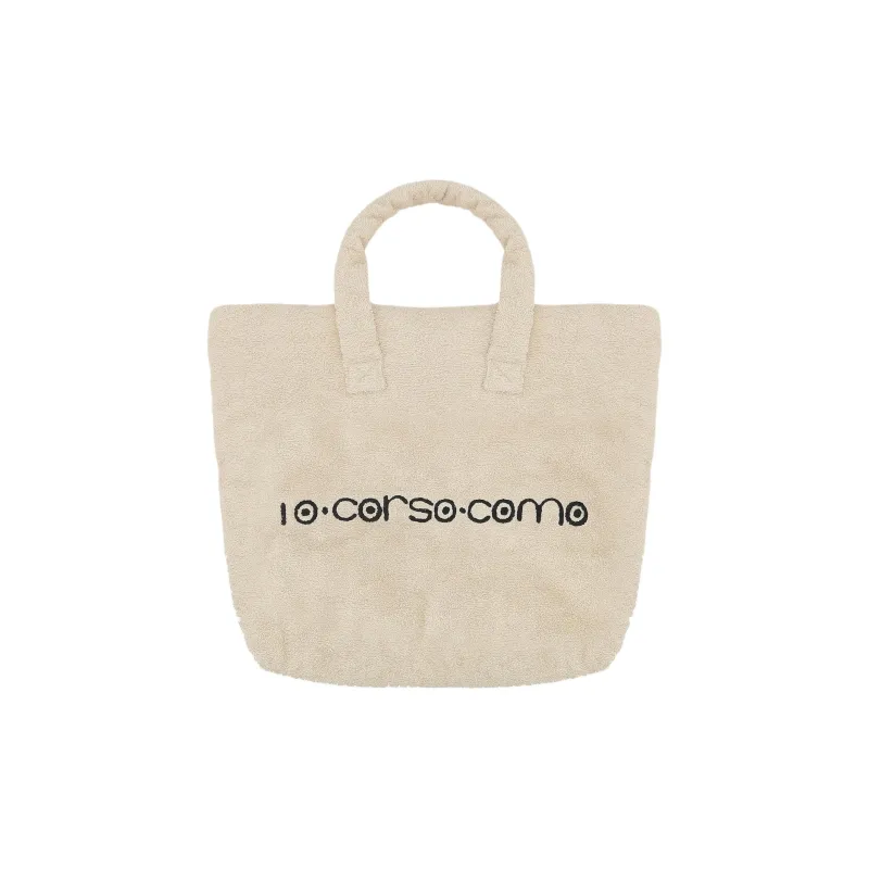 10 CORSO COMO Cotton Tote Bag, Shopping Bag, Handbag Women's Beige-0