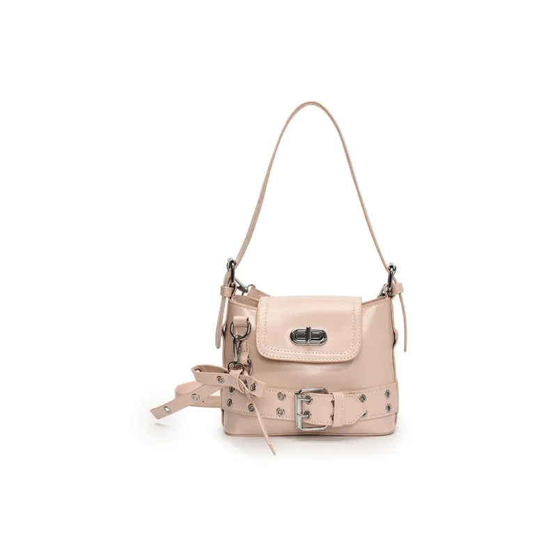 Morellybear PU Crossbody Regular Women's Pink/White/Yellow/Black/Blue-0