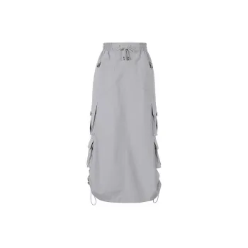CALVINLUO Casual Long Skirt Women's