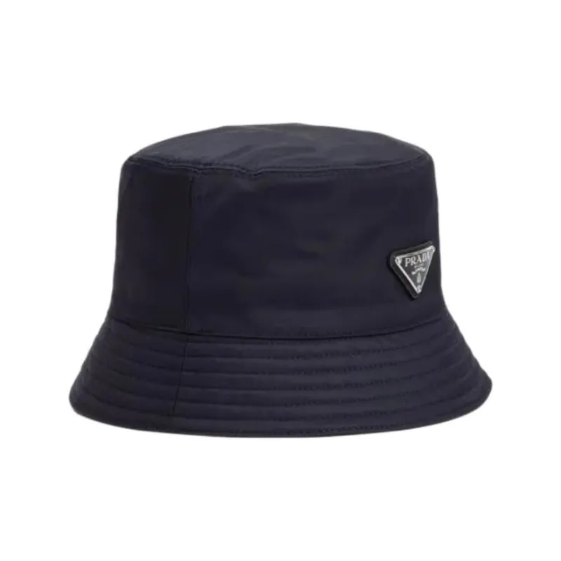 PRADA Polyamide Bucket Hats Men's Blue-1