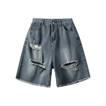 Journey To The West Denim Shorts Unisex