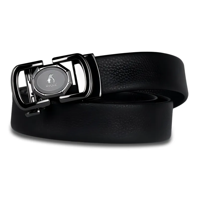 Emperor Penguin Top Grain Cow Leather Belts Unisex 3.5cm-1