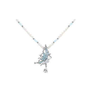 Barbie Alloy Necklaces Women's Silver